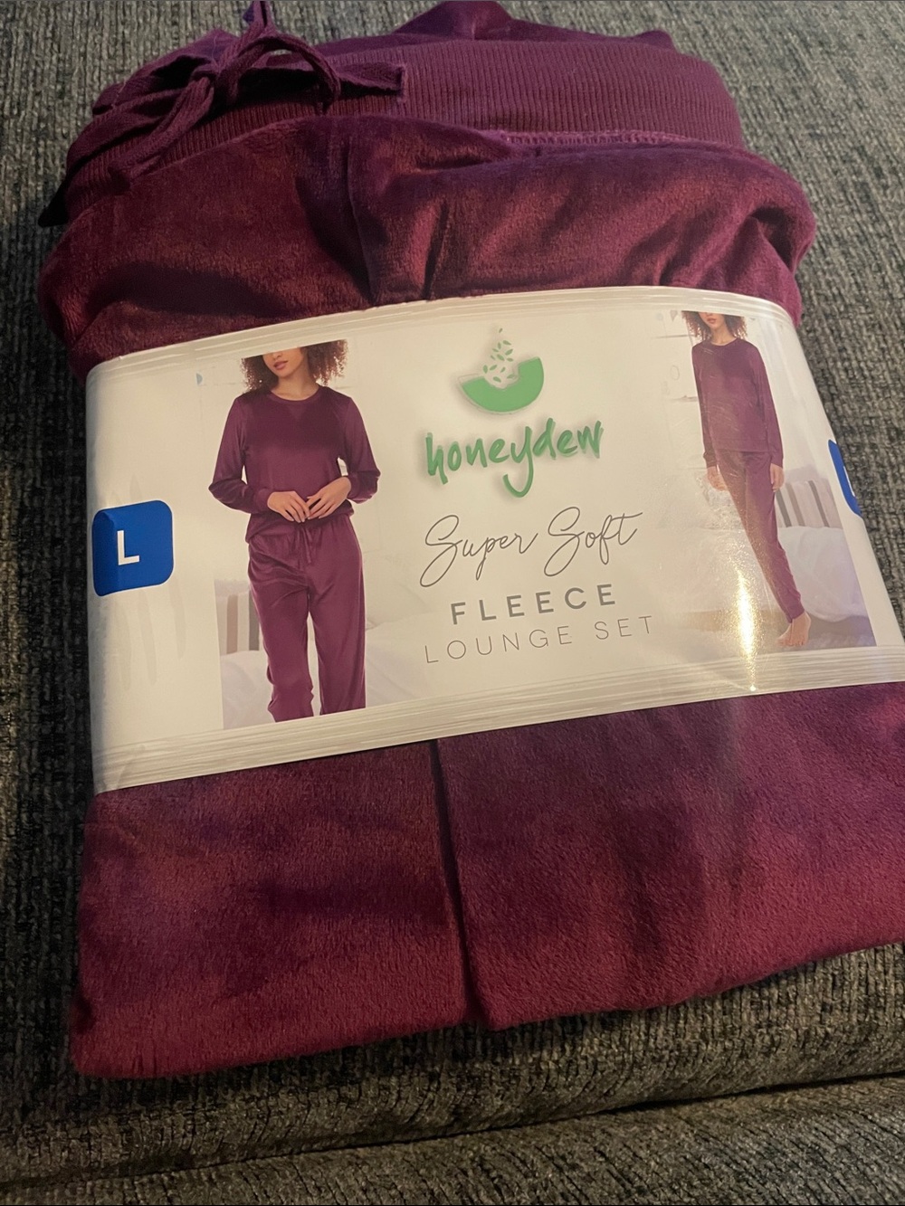 Honeydew Intimates Super Soft Fleece Lounge Set - Plum